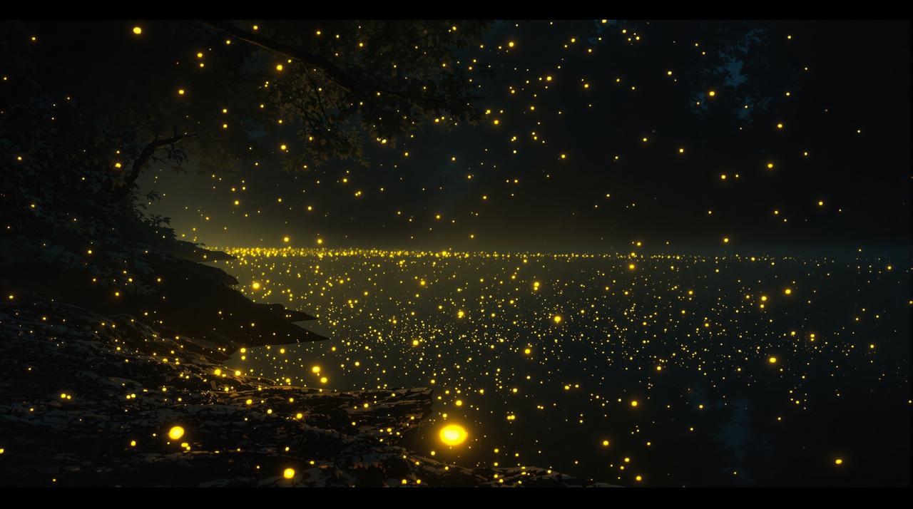 驰策影院 - 菊花园里的萤火虫之夜：仲夏梦幻光影